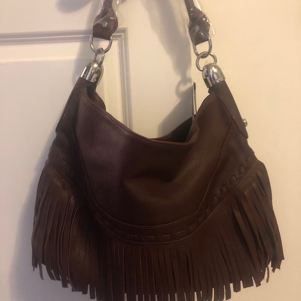 Brand new B. Markowsky Genuine leather hobo bag